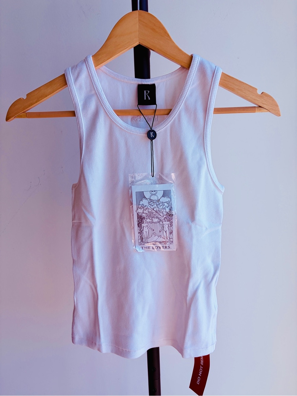 Realisation Par White Ribbed Tank Top